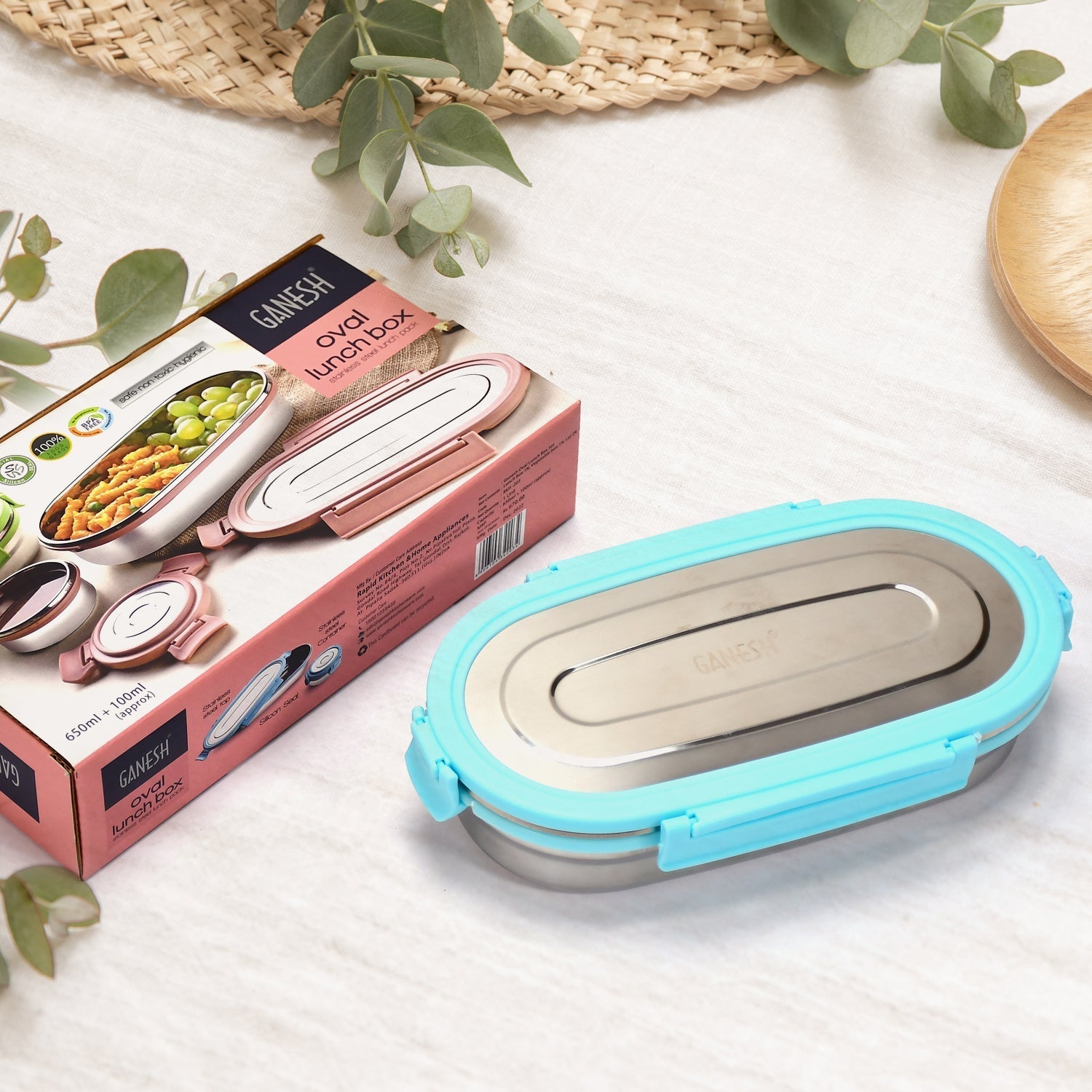 Set of lunch box and small container Set of lunch box and small container
